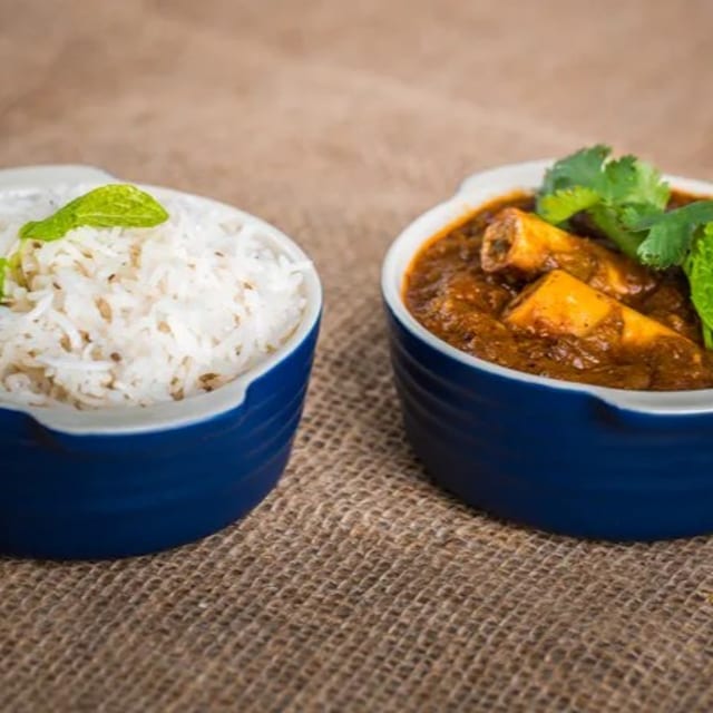 Goat Curry Combo platter.