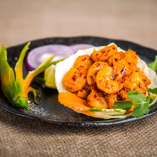 Shrimp Pepper Fry.