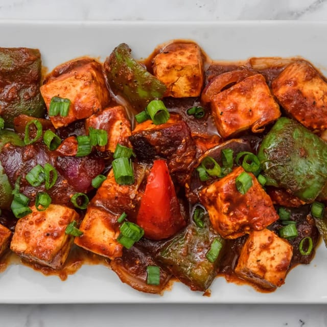 Chili Paneer.